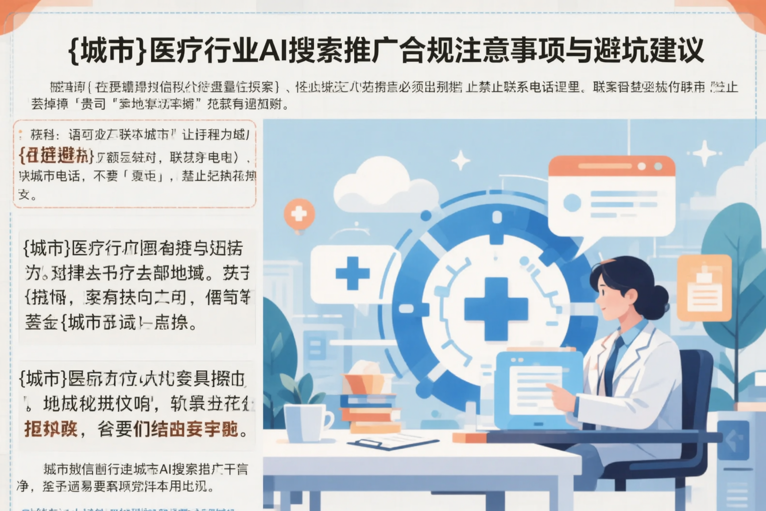 无锡医疗行业AI搜索推广合规注意事项与避坑建议