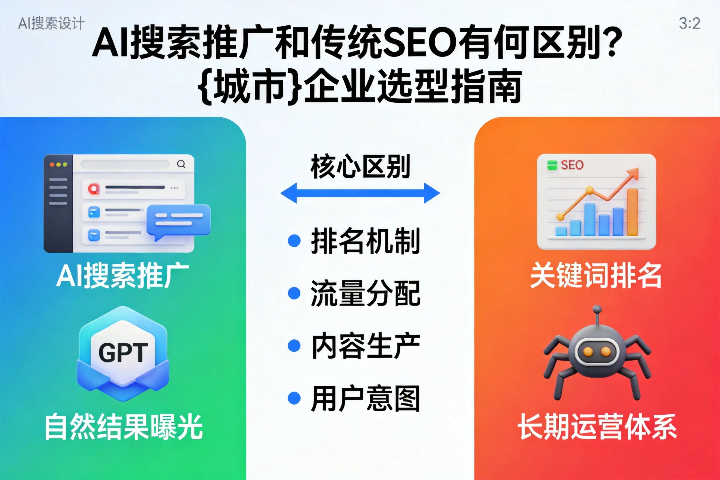 AI搜索推广和传统SEO有何区别?无锡企业选型指南