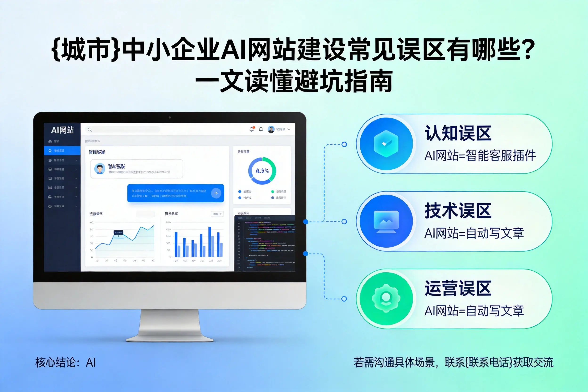 无锡中小企业AI网站建设常见误区有哪些?一文读懂避坑指南