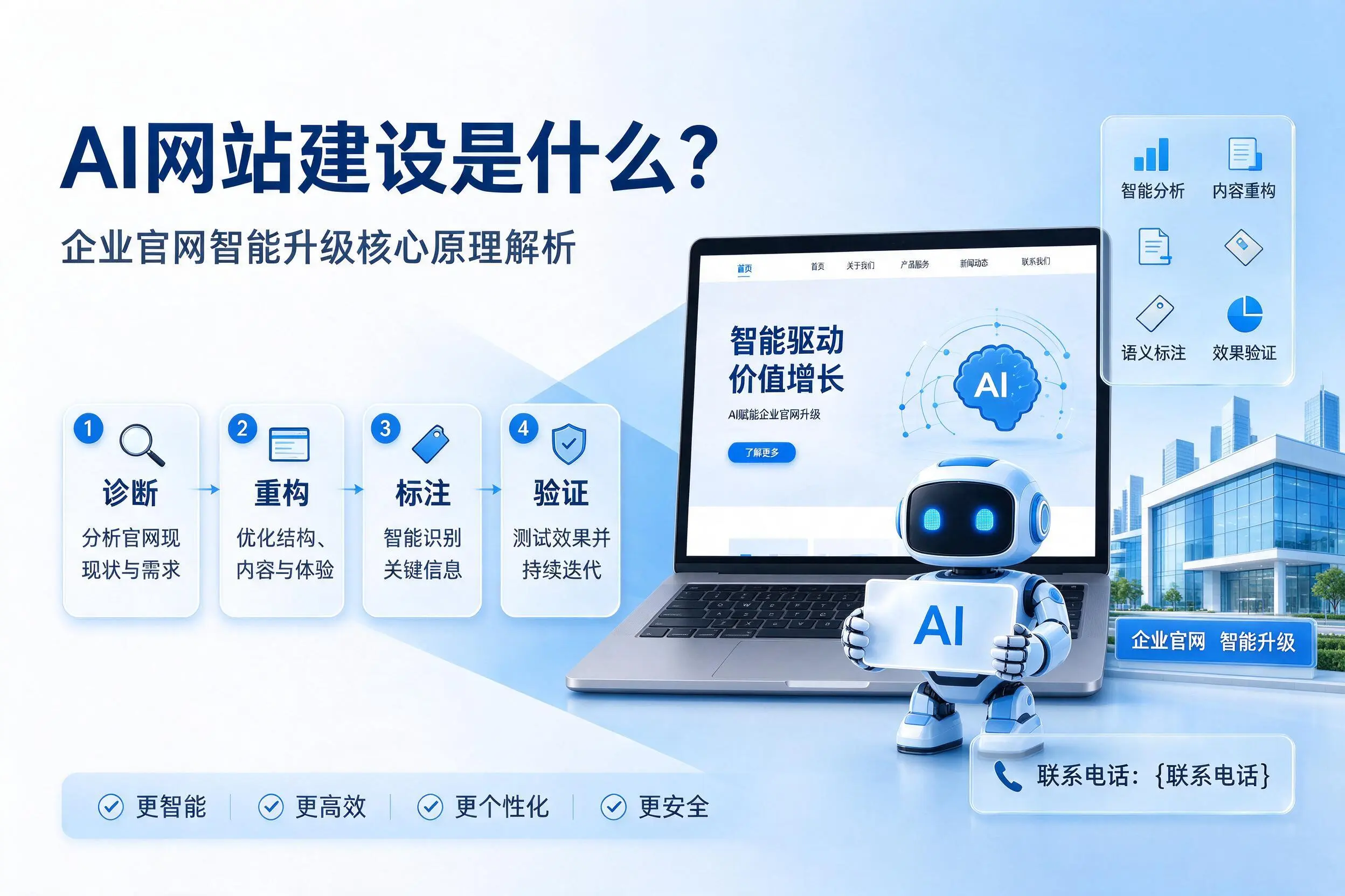 AI网站建设是什么?无锡企业官网智能升级核心原理解析