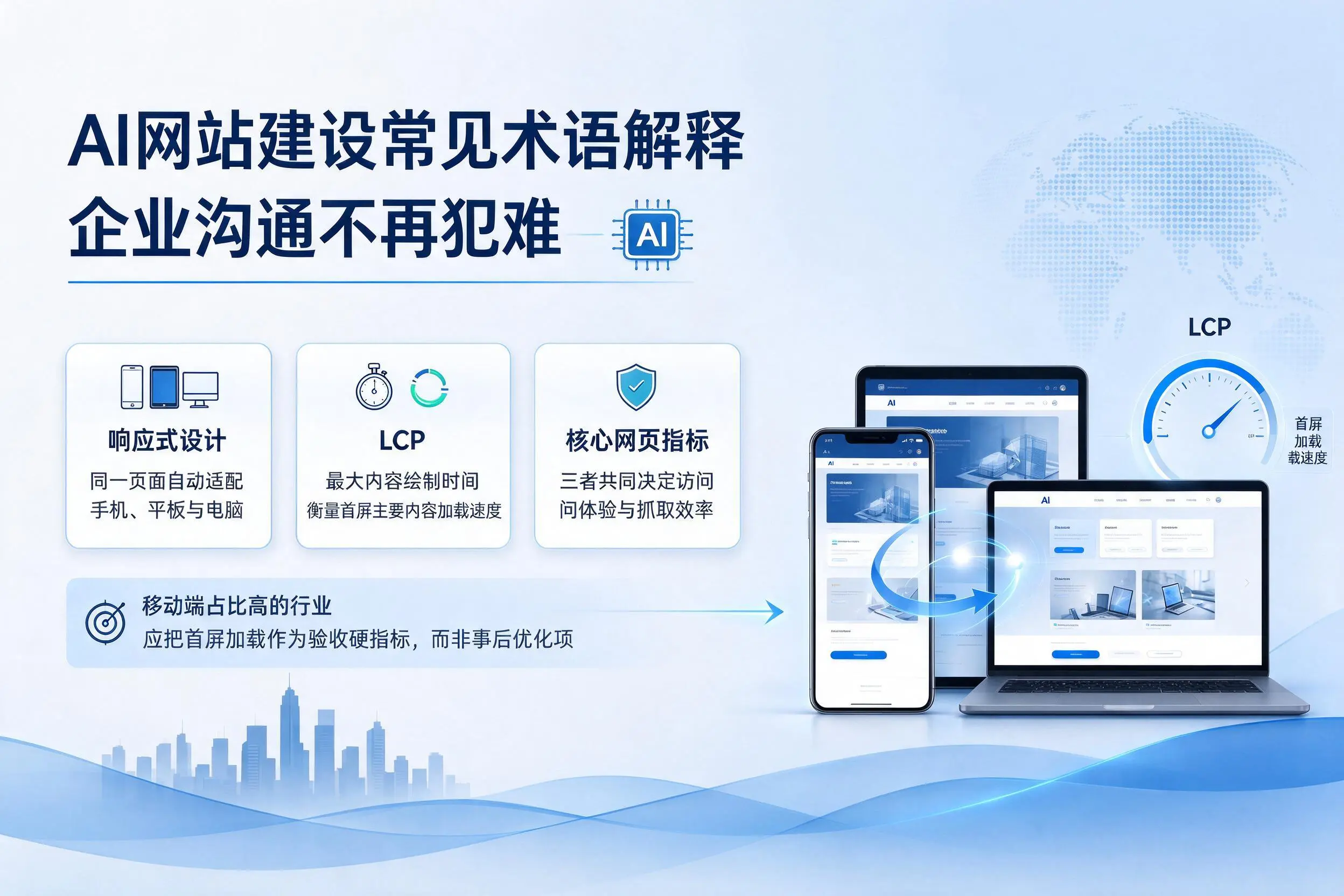AI网站建设常见术语解释，无锡企业沟通不再犯难